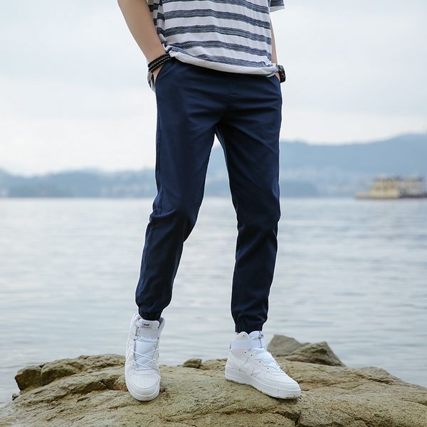 new brand men spring summer breathable pants casual straight long running solid color pants plus size m-4xl cotton men trousers, Black
new brand men spring summer breathable pants casual straight long running solid color pants plus size m-4xl cotton men trousers, Black