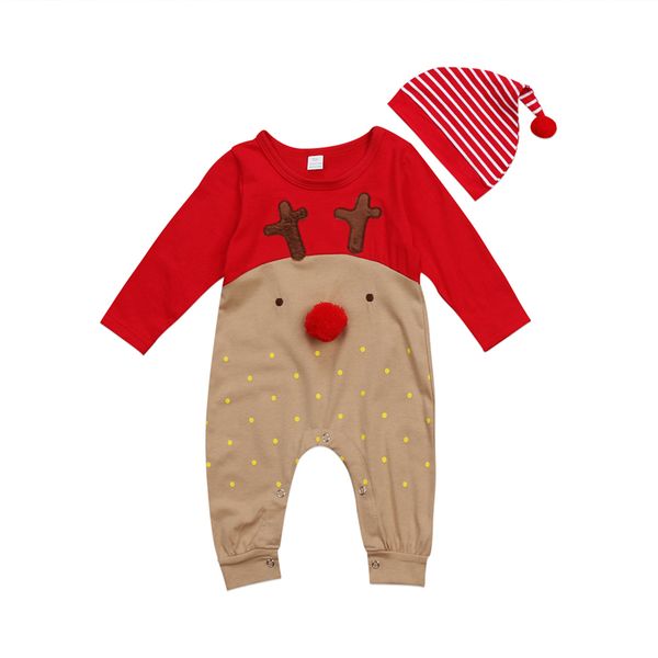 2pcs newborn baby romper 2019 new baby girl boy christmas reindeer clothes jumpsuits autumn winter warm long sleeve rompers+hat, Blue
2pcs newborn baby romper 2019 new baby girl boy christmas reindeer clothes jumpsuits autumn winter warm long sleeve rompers+hat, Blue