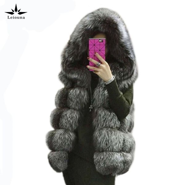 leiouna long 2020 fur coats for femal winter coat plus size women casual jacket fashion furry faux mink, Black
leiouna long 2020 fur coats for femal winter coat plus size women casual jacket fashion furry faux mink, Black