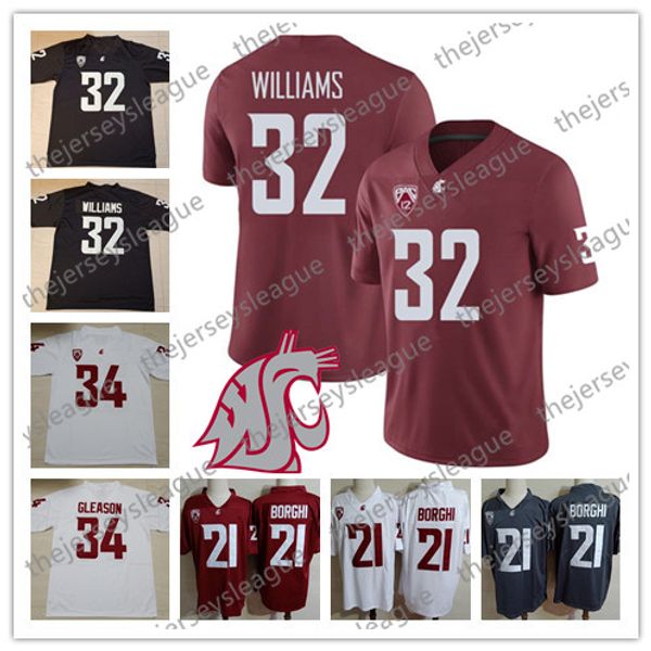 washington state cougars #32 james williams 3 tyler hilinski 34 steve gleason stitched red white gray 2018 ncaa college football jersey, Black
washington state cougars #32 james williams 3 tyler hilinski 34 steve gleason stitched red white gray 2018 ncaa college football jersey, Black