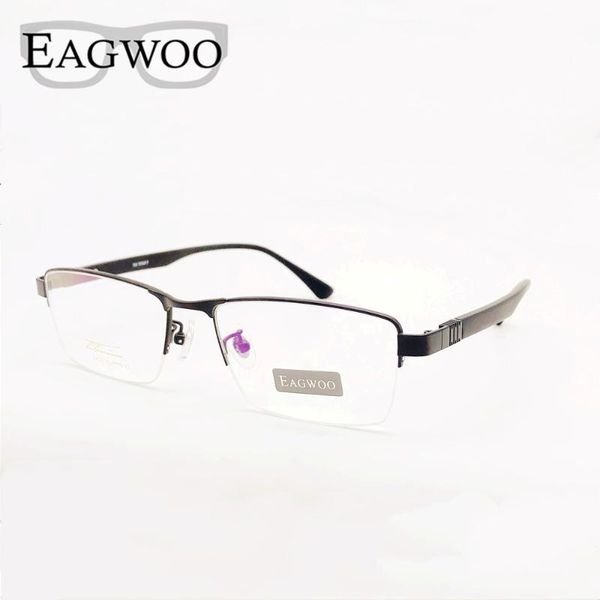 pure titanium eyeglasses half rim optical frame prescription spectacle men business glasses for men super light flexible glasses, Black
pure titanium eyeglasses half rim optical frame prescription spectacle men business glasses for men super light flexible glasses, Black