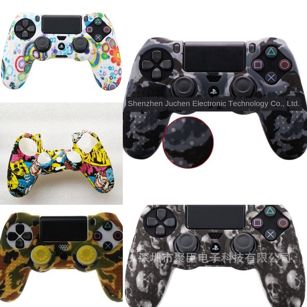 rbsti silicone gamepad for controller skin cover dualshock 4 ps4 ps4 pro slim console case &stick grip caps anti-slip joystick cover
rbsti silicone gamepad for controller skin cover dualshock 4 ps4 ps4 pro slim console case &stick grip caps anti-slip joystick cover