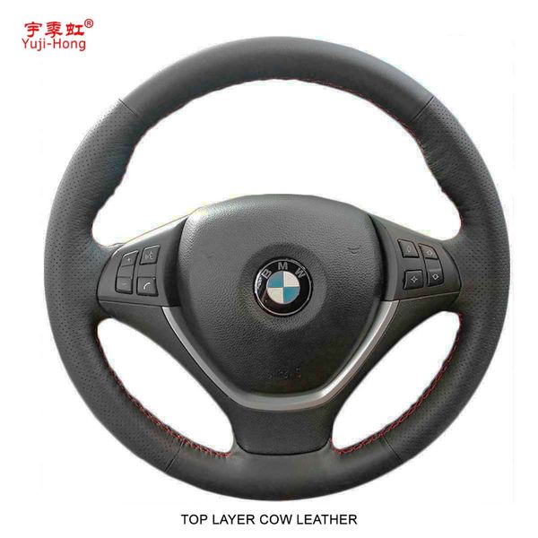 yuji-hong layer genuine cow leather car steering wheel covers case for x5 x6 e70 e71 2008-2013 hand-stitched cover
yuji-hong layer genuine cow leather car steering wheel covers case for x5 x6 e70 e71 2008-2013 hand-stitched cover