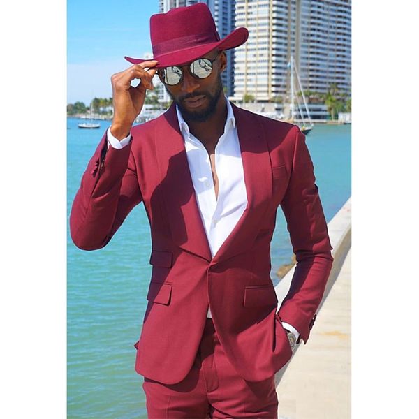 2020 latest designer suits for men slim fit shawl lapel burgundy groom tuxedos men's wedding prom suits groomsman blazer man suits, Black;gray
2020 latest designer suits for men slim fit shawl lapel burgundy groom tuxedos men's wedding prom suits groomsman blazer man suits, Black;gray