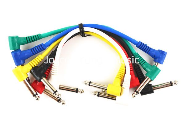 niko 6 pack colorful electric guitar cables 8'' 1/4 right angle effect pedal patch cord wholesales
niko 6 pack colorful electric guitar cables 8'' 1/4 right angle effect pedal patch cord wholesales