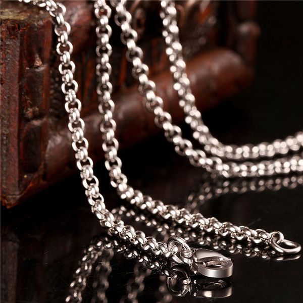jrl new design stainless steel chain necklace 2.5mm 18-24inches fashion jewelry l6002, Silver
jrl new design stainless steel chain necklace 2.5mm 18-24inches fashion jewelry l6002, Silver