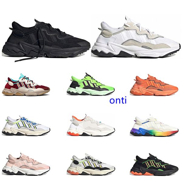 2020 new ozweego men women casual shoes 3m reflective triple black cloud white solar red neon green pride outdoor sports sneakers size 36-45 
2020 new ozweego men women casual shoes 3m reflective triple black cloud white solar red neon green pride outdoor sports sneakers size 36-45