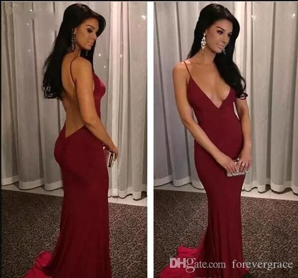 2019 simple burgundy long mermaid prom dress v neck open back formal holidays wear graduation evening party gown custom made plus siz, Black
2019 simple burgundy long mermaid prom dress v neck open back formal holidays wear graduation evening party gown custom made plus siz, Black