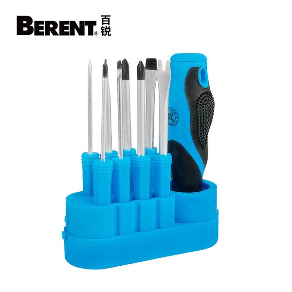 berent screwdrivers set 8 in 1 screwdriver bits with handle slotted and bolt driver household hand tools
berent screwdrivers set 8 in 1 screwdriver bits with handle slotted and bolt driver household hand tools