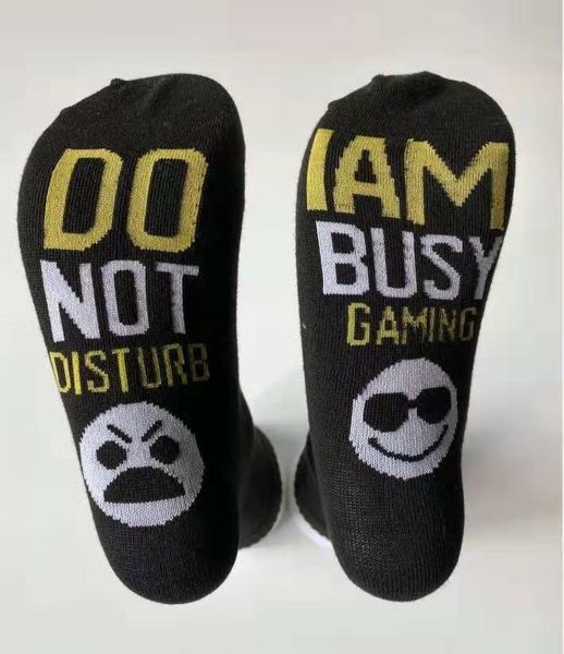 do not disturb i'm busy gaming letters socks for men women luxury designer mens sports letter socks cotton couple sock love gift eur 36, Black
do not disturb i'm busy gaming letters socks for men women luxury designer mens sports letter socks cotton couple sock love gift eur 36, Black