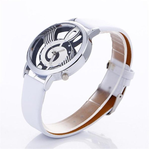 women's watch couple watch musical note carved dial ladies quartz leather strap male creative gift men's 2020, Slivery;brown
women's watch couple watch musical note carved dial ladies quartz leather strap male creative gift men's 2020, Slivery;brown