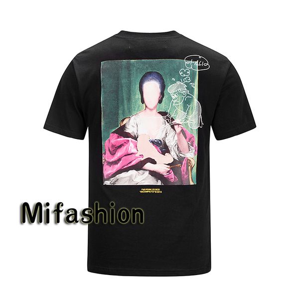 2019 Fall winter Luxury Europe Queen Painting Tshirt Fashion Men Women skateboard T Shirt Casual Cotton Tee Top
2019 Fall winter Luxury Europe Queen Painting Tshirt Fashion Men Women skateboard T Shirt Casual Cotton Tee Top