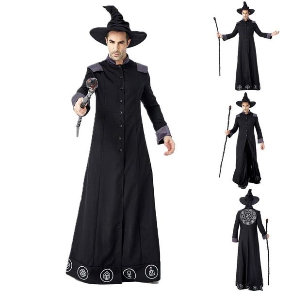 horror grim reaper costumes men vintage monk cosplay plague cloak robe priest scary wizard halloween witch dress women, Gray
horror grim reaper costumes men vintage monk cosplay plague cloak robe priest scary wizard halloween witch dress women, Gray