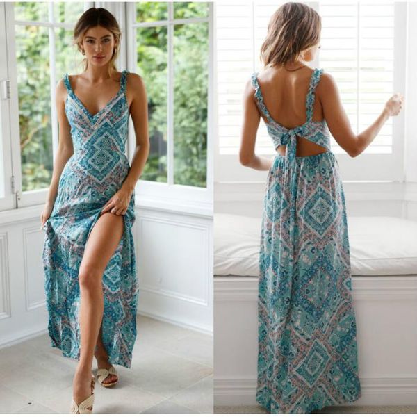 MarchWind Brand Designer Women Sexy Backless Dress Bohemian Floral Print Long Dresses Femal V Neck Vestidos Plus Size Lady Casual Clothes
MarchWind Brand Designer Women Sexy Backless Dress Bohemian Floral Print Long Dresses Femal V Neck Vestidos Plus Size Lady Casual Clothes