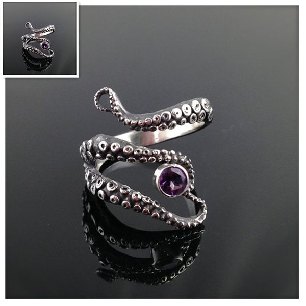 drop shipping tentacle ocs ring seductive rings in ancient silver plating purple rhinestone by ocs adjustable size, Golden;silver
drop shipping tentacle ocs ring seductive rings in ancient silver plating purple rhinestone by ocs adjustable size, Golden;silver