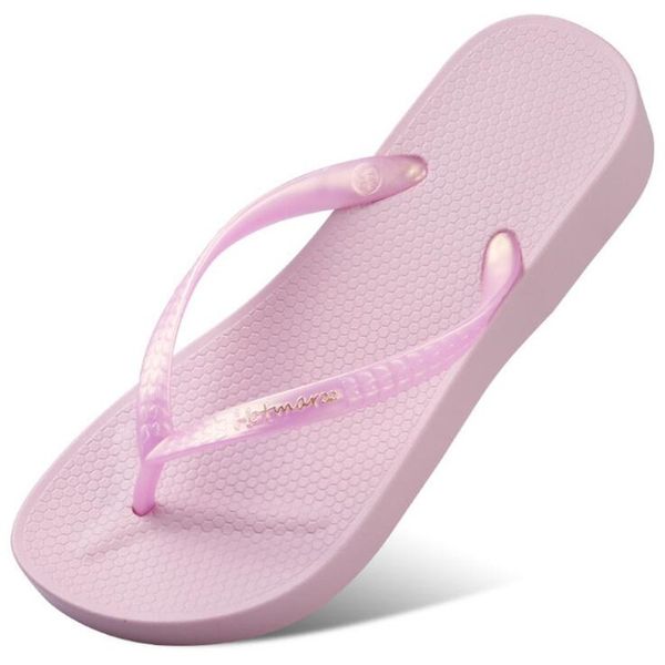 new women wedge slippers platform beach sandals high heel flip flops fashion slides summer shoes non-slip slippers, Black
new women wedge slippers platform beach sandals high heel flip flops fashion slides summer shoes non-slip slippers, Black