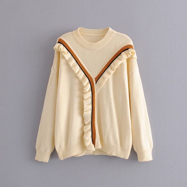 women's sweaters winter sweater for women 2021 autumn long sleeve knitted pullover with o-neck knitwear, White;black
women's sweaters winter sweater for women 2021 autumn long sleeve knitted pullover with o-neck knitwear, White;black