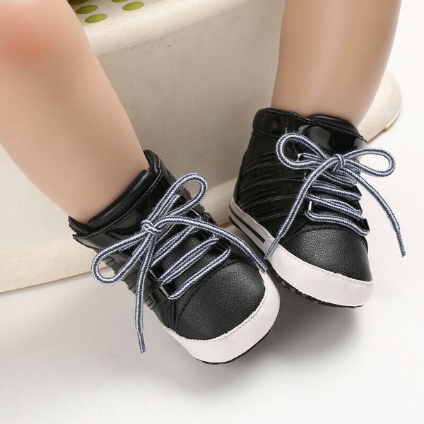 2020 newborn baby shoes kids boy girl soft sole leather shoes prewalkers sneakers anti-slip baby lace-up 0-18m, Black
2020 newborn baby shoes kids boy girl soft sole leather shoes prewalkers sneakers anti-slip baby lace-up 0-18m, Black