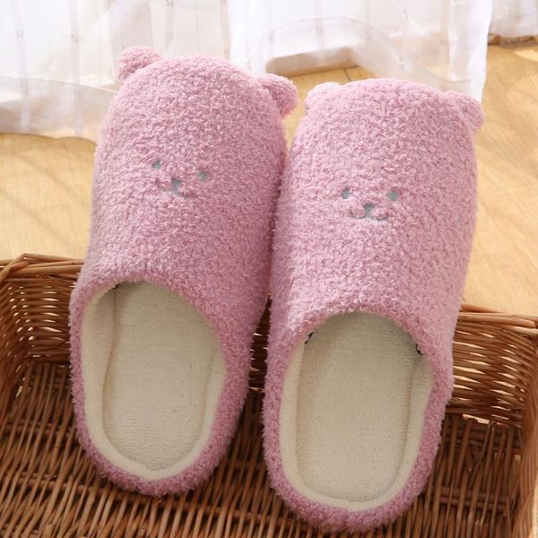 women's house slippers slip-on anti-skid bear indoor casual shoes snow slippers summer women's mute sandals p1, Black
women's house slippers slip-on anti-skid bear indoor casual shoes snow slippers summer women's mute sandals p1, Black