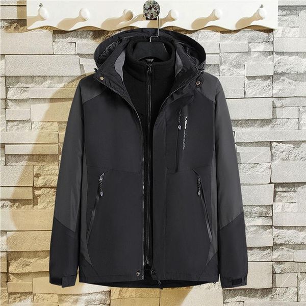 men's waterproof hoodie coat detachable breathable sport outdoor coat jacket stand collar zipper jacket clothing, Blue;black
men's waterproof hoodie coat detachable breathable sport outdoor coat jacket stand collar zipper jacket clothing, Blue;black