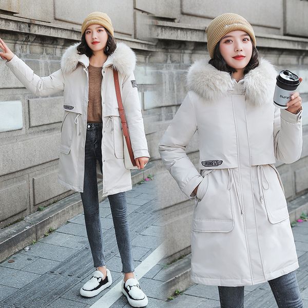 parka women's 2019 autumn and winter new style casual thick cotton-padded jacket large size coat mid-length down jacket cotton-p, Blue;black
parka women's 2019 autumn and winter new style casual thick cotton-padded jacket large size coat mid-length down jacket cotton-p, Blue;black