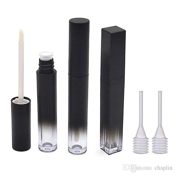 4ml empty lip gloss containers gradient body black lid brush tip applicator wand for diy cosmetics reusable and refillable filling tool
4ml empty lip gloss containers gradient body black lid brush tip applicator wand for diy cosmetics reusable and refillable filling tool