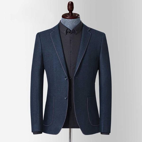 men suit jacket slim fit blazer autumn spring suit jacket blazers casual coat wedding office man clothes, White;black
men suit jacket slim fit blazer autumn spring suit jacket blazers casual coat wedding office man clothes, White;black