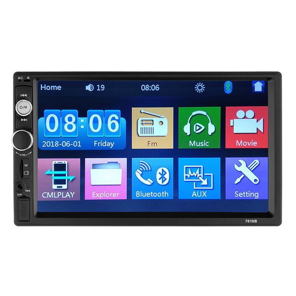 7 inch double spindle hd car mp5 player mp4 bluetooth hands-mobile phone interconnection reversing image
7 inch double spindle hd car mp5 player mp4 bluetooth hands-mobile phone interconnection reversing image