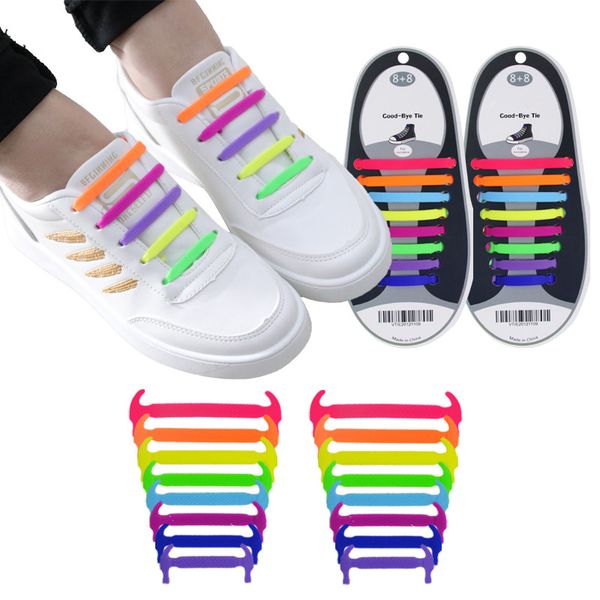 16pcs/pack new athletic running no tie shoe lace men women elastic silicone shoelaces all sneakers fit strap, Black
16pcs/pack new athletic running no tie shoe lace men women elastic silicone shoelaces all sneakers fit strap, Black