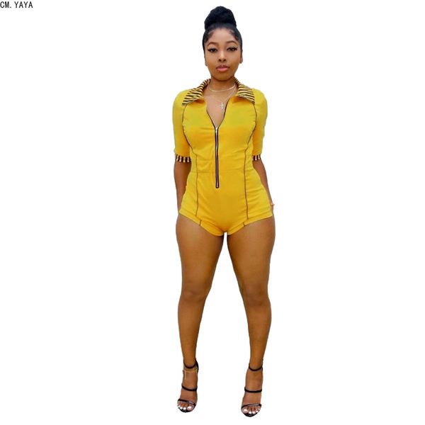 women's jumpsuits & rompers cm.yaya playsuit club one piece outfit turn-down collar neck three quarter sleeve zipper women nightclub cm, Black;white
women's jumpsuits & rompers cm.yaya playsuit club one piece outfit turn-down collar neck three quarter sleeve zipper women nightclub cm, Black;white