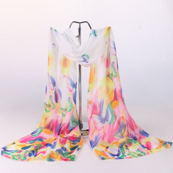 2020 chiffon scarfs new fashion ilk scarf spring new chiffon scarf female printed beach towel wild shawl long scarf sarong cover up gift, Blue;gray 
2020 chiffon scarfs new fashion ilk scarf spring new chiffon scarf female printed beach towel wild shawl long scarf sarong cover up gift, Blue;gray
