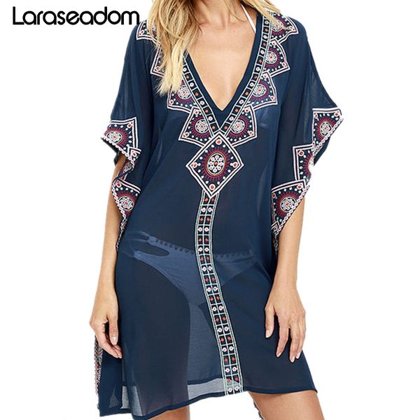 beach cover up beach dress robe de plage 2019 bikini cover up embroidered summer beachwear kaftan woman tunic pareo #z278, Blue;gray
beach cover up beach dress robe de plage 2019 bikini cover up embroidered summer beachwear kaftan woman tunic pareo #z278, Blue;gray