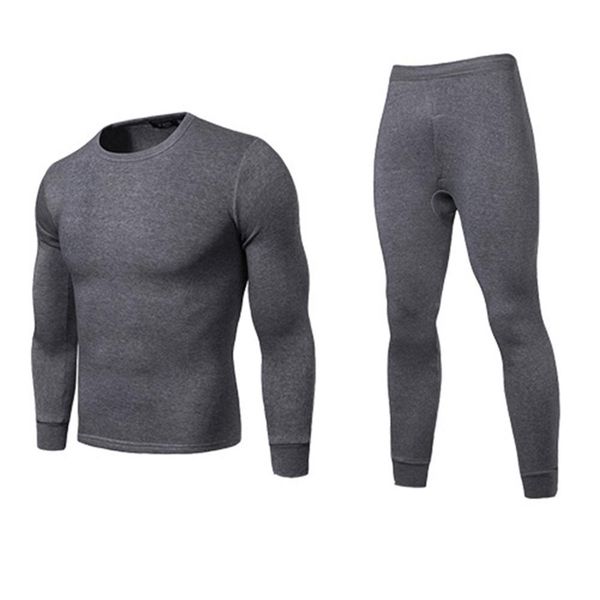 men winter warm long johns plus size solid color thermal long sleeve pants underwear set, Black;white
men winter warm long johns plus size solid color thermal long sleeve pants underwear set, Black;white