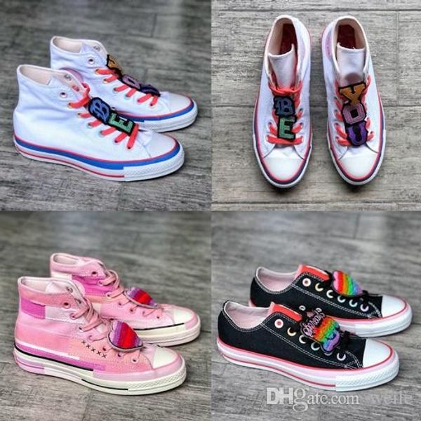 be you millie bobby brown mbb 1970s all star chuck collaboration sneakers men women 70 heart love black pink hi canvas skateboard shoes, White;red
be you millie bobby brown mbb 1970s all star chuck collaboration sneakers men women 70 heart love black pink hi canvas skateboard shoes, White;red