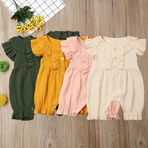 new 4colors infant baby girls kids cotton solid romper overall sunsuit summer clothes, Blue
new 4colors infant baby girls kids cotton solid romper overall sunsuit summer clothes, Blue