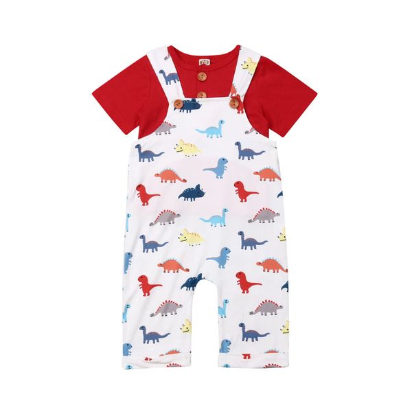 cute newborn baby boy clothes short sleeve red t-shirt dinosaur overalls summer kid outfit boys costume kids fashion clothes
cute newborn baby boy clothes short sleeve red t-shirt dinosaur overalls summer kid outfit boys costume kids fashion clothes