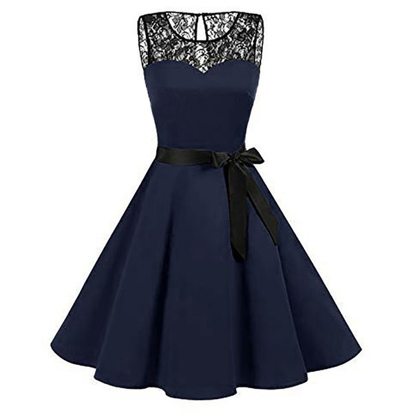 youyedian women dress evening women sleeveless solid lace hepburn vintage swing high-waist pleated dress #w35, Black;gray
youyedian women dress evening women sleeveless solid lace hepburn vintage swing high-waist pleated dress #w35, Black;gray
