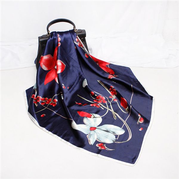 2019 new silk scarf women's high-grade imitation silk large square scarf fashion print shawl 90cm wholesale, Blue;gray
2019 new silk scarf women's high-grade imitation silk large square scarf fashion print shawl 90cm wholesale, Blue;gray