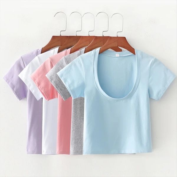stretch slim bm solid color navel u-neck low-chest tight t-shirt stretch slim bm solid color short-sleeved navel u-neck low-chest, White
stretch slim bm solid color navel u-neck low-chest tight t-shirt stretch slim bm solid color short-sleeved navel u-neck low-chest, White