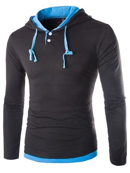 autumn long sleeve hooded t shirt men slim fit hooded t-shirts pullover hoodies drop shipping, White;black
autumn long sleeve hooded t shirt men slim fit hooded t-shirts pullover hoodies drop shipping, White;black