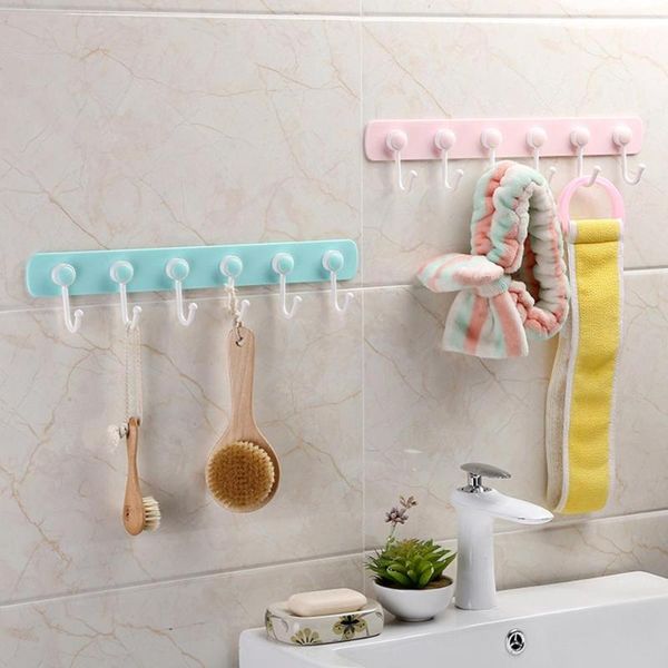 6 even row of hooks strong adhesive hook kitchen wall hanging creative bathroom nail-seamless rack hanger hook shelves
6 even row of hooks strong adhesive hook kitchen wall hanging creative bathroom nail-seamless rack hanger hook shelves