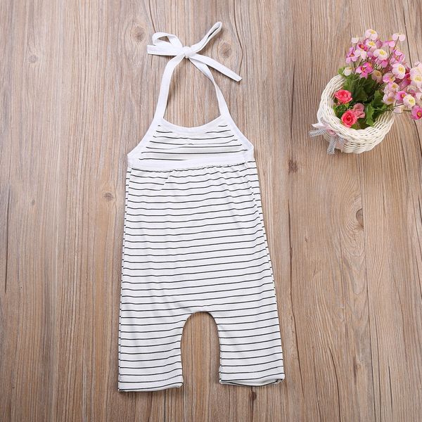 summer 2017 baby girl clothes for girls harem stripe sleeveless romper jumpsuit outfits set 0-24m, Blue
summer 2017 baby girl clothes for girls harem stripe sleeveless romper jumpsuit outfits set 0-24m, Blue