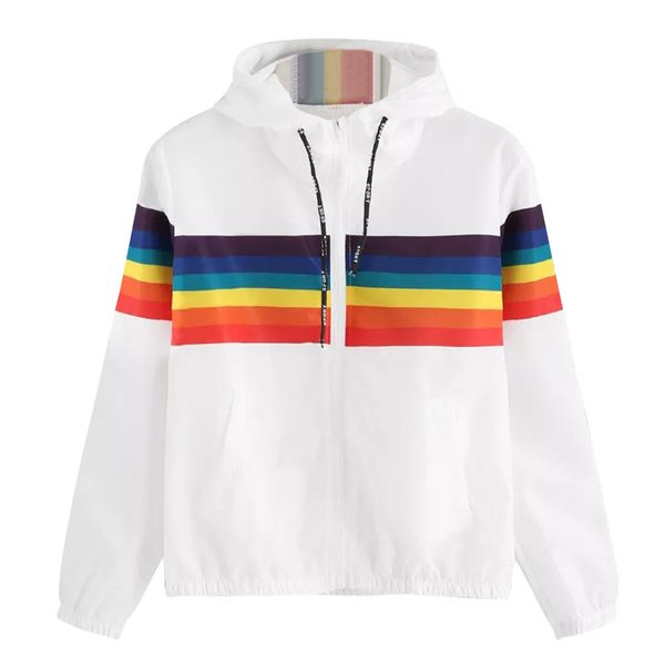 2019 new women's long-sleeved casual print rainbow patchwork o-neck hooded coat jacket women's shirt #0625, Black;brown
2019 new women's long-sleeved casual print rainbow patchwork o-neck hooded coat jacket women's shirt #0625, Black;brown