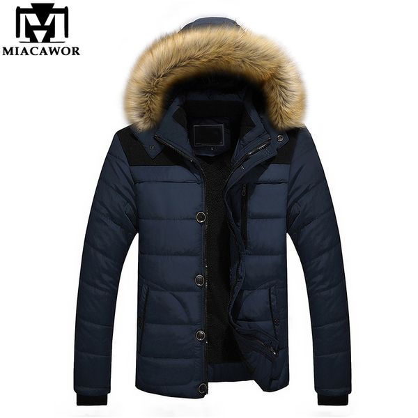 plus size 5xl men parka warm winter jacket hooded fur collar casual men coat outwear clothes j497, Black
plus size 5xl men parka warm winter jacket hooded fur collar casual men coat outwear clothes j497, Black