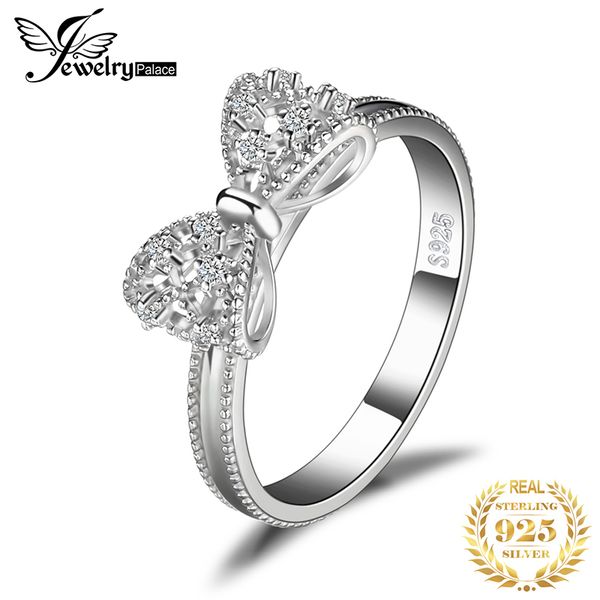 JewelryPalace Bow knot Anniversary Cubic Zirconia Rings 925 Sterling Silver Rings for Women Silver 925 Jewelry Fine Jewelry
JewelryPalace Bow knot Anniversary Cubic Zirconia Rings 925 Sterling Silver Rings for Women Silver 925 Jewelry Fine Jewelry