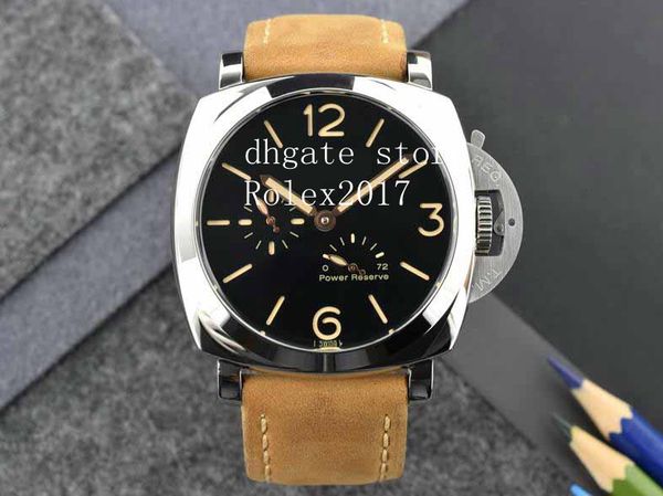men's 3 days asian 2813 automatic movement watch days power reserve brown leather sapphire crystal diving fashion luminous 47mm watches, Slivery;brown
men's 3 days asian 2813 automatic movement watch days power reserve brown leather sapphire crystal diving fashion luminous 47mm watches, Slivery;brown