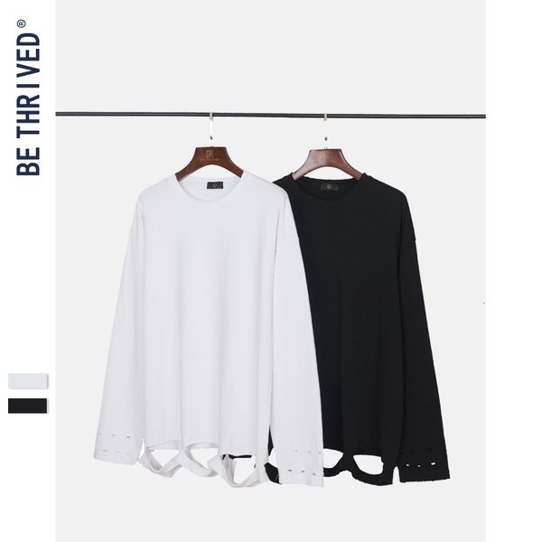 men's be wear |2019 pure color cyberspace punk funeral system cut hole high street tide card long sleeves shirt bottoming t shirts, Black
men's be wear |2019 pure color cyberspace punk funeral system cut hole high street tide card long sleeves shirt bottoming t shirts, Black