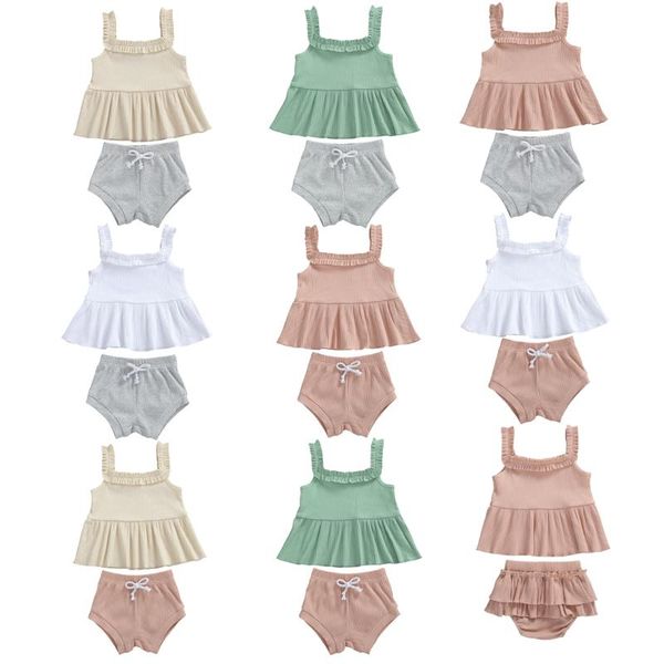 cute baby summer clothing newborn baby girls clothes set cotton knitted ribbed dress shirt +shorts pants 2pcs outfits, White
cute baby summer clothing newborn baby girls clothes set cotton knitted ribbed dress shirt +shorts pants 2pcs outfits, White
