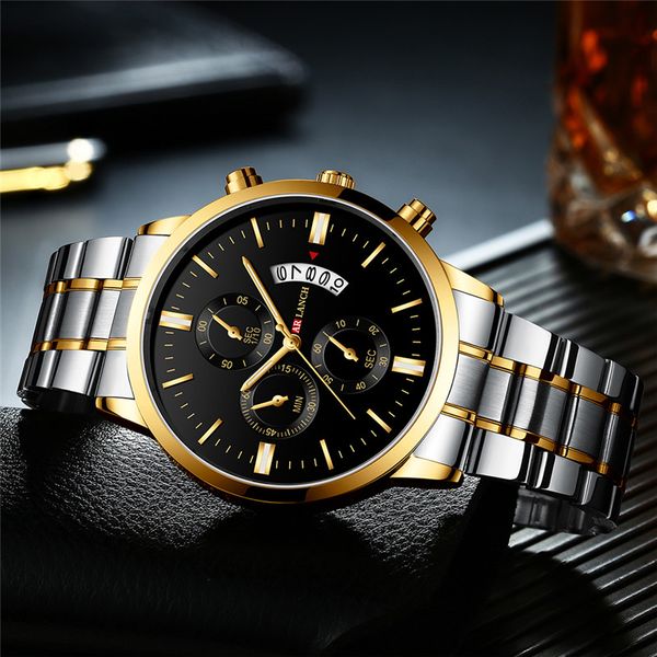2019 relogio masculino business stainless steel men watch waterproof calendar display quartz business wristwatch reloj hombre, Slivery;brown
2019 relogio masculino business stainless steel men watch waterproof calendar display quartz business wristwatch reloj hombre, Slivery;brown