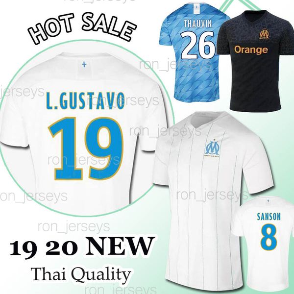 Thailand 2019 2020 Marseilles Ligue 1 Olympique de Marseille PAYET THAUVIN L.GUSTAVO Home away soccer Jersey football shirts
Thailand 2019 2020 Marseilles Ligue 1 Olympique de Marseille PAYET THAUVIN L.GUSTAVO Home away soccer Jersey football shirts